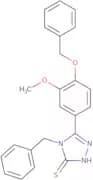 3-(4-Benzyloxy-3-methoxyphenyl)-4-benzyl-1,2,4-triazoline-5-thione