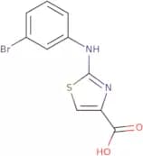 2-((3-Bromophenyl)amino)-1,3-thiazole-4-carboxylic acid
