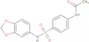 N-(4-((Benzo[3,4-d]1,3-dioxolen-5-ylamino)sulfonyl)phenyl)ethanamide