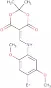 5-(((4-Bromo-2,5-dimethoxyphenyl)amino)methylene)-2,2-dimethyl-1,3-dioxane-4,6-dione