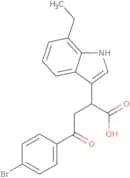 4-(4-Bromophenyl)-2-(7-ethylindol-3-yl)-4-oxobutanoic acid