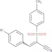 3-(4-Bromophenyl)-2-((4-methylphenyl)sulfonyl)prop-2-enenitrile