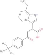4-(4-(tert-Butyl)phenyl)-2-(7-ethylindol-3-yl)-4-oxobutanoic acid