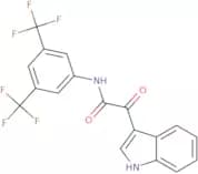 N-(3,5-Bis(trifluoromethyl)phenyl)-2-indol-3-yl-2-oxoethanamide