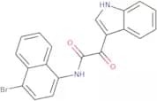 N-(4-bromonaphthyl)-2-indol-3-yl-2-oxoethanamide