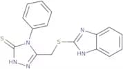 5-(Benzimidazol-2-ylthiomethyl)-4-phenyl-1,2,4-triazole-3-thiol