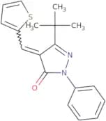3-(tert-butyl)-1-phenyl-4-(2-thienylmethylene)-2-pyrazolin-5-one