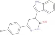 3-(4-bromophenyl)-5-indol-3-yl-1H,4H,5H-1,2-diazin-6-one