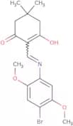 2-(((4-Bromo-2,5-dimethoxyphenyl)amino)methylene)-5,5-dimethylcyclohexane-1,3-dione