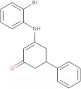3-((2-bromophenyl)amino)-5-phenylcyclohex-2-en-1-one