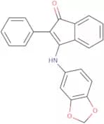3-(Benzo[3,4-d]1,3-dioxolen-5-ylamino)-2-phenylinden-1-one