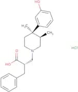 (3R,4R)-1-((2S)-2-Benzyl-2-carboxyethyl)-4-(3-hydroxyphenyl)-3,4-dimethylpiperidine hydrochloride