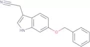 2-(6-Benzyloxyindolyl)acetonitrile