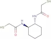 (+/-)-trans-1,2-Bis(2-mercaptoacetamido)cyclohexane