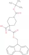N-Boc-amino-(4-N-fmoc-piperidinyl)carboxylic acid
