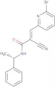 (S,E)-3-(6-Bromopyridin-2-yl)-2-cyano-N-(1-phenylethyl)acrylamide