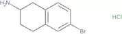 6-Bromo-1,2,3,4-tetrahydronaphthalen-2-ylamine hydrochloride