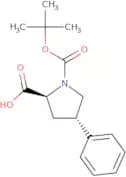 Boc-(2S,4S)-4-phenylpyrrolidine-2-carboxylic acid