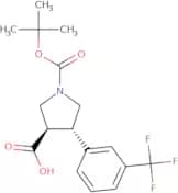 Boc-(±)-trans-4-(3-trifluoromethylphenyl)pyrrolidine-3-carboxylic acid