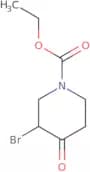 3-Bromo-4-oxo-piperidine-1-carboxylic acid ethyl ester