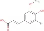 3-(3-Bromo-4-hydroxy-5-methoxyphenyl)acrylic acid