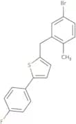 2-[(5-Bromo-2-methylphenyl)methyl]-5-(4-fluorophenyl)thiophe