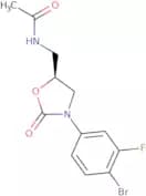 (5S)-N-[3-(4-Bromo-3-fluorophenyl)-2-oxooxazolidin-5-ylmethyl]acetamide