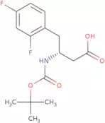 (3R)-3-[(tert-Butoxycarbonyl)amino]-4-(2,4-difluorophenyl)butanoic acid