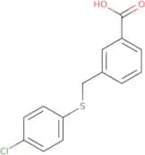 3-{[(4-Chlorophenyl)sulfanyl]methyl}benzoic acid