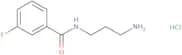 N-(3-Aminopropyl)-3-fluorobenzamide hydrochloride