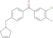 (3-Chloro-4-fluorophenyl)[4-(2,5-dihydro-1H-pyrrol-1-ylmethyl)phenyl]methanone