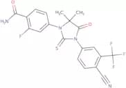 4-[3-[4-Cyano-3-(trifluoromethyl)phenyl]-5,5-dimethyl-4-oxo-2-thioxo-1-imidazolidinyl]-2-fluoroben…