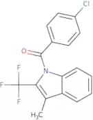 (4-Chlorophenyl)(3-methyl-2-(trifluoromethyl)-1H-indol-1-yl)methanone