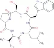 Cyclo(-D-Ser-Pro-D-Val-Leu-D-Trp)