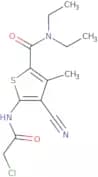 5-[(Chloroacetyl)amino]-4-cyano-N,N-diethyl-3-methylthiophene-2-carboxamide
