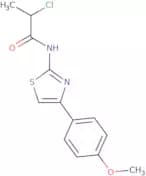 2-Chloro-N-[4-(4-methoxyphenyl)-1,3-thiazol-2-yl]propanamide