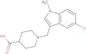 1-[(5-Chloro-1-methyl-1H-indol-3-yl)methyl]piperidine-4-carboxylic acid