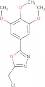 2-(Chloromethyl)-5-(3,4,5-trimethoxyphenyl)-1,3,4-oxadiazole