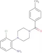 {3-Chloro-2-[4-(4-methylbenzoyl)piperazin-1-yl]phenyl}amine