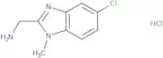 [(5-Chloro-1-methyl-1H-benzimidazol-2-yl)methyl]amine hydrochloride