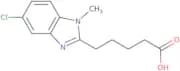 5-(5-Chloro-1-methyl-1H-benzimidazol-2-yl)pentanoic acid