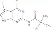 N-(4-Chloro-5-iodo-7H-pyrrolo[2,3-d]pyrimidin-2-yl)pivalamide