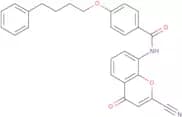 N-(2-Cyano-4-oxo-4H-1-benzopyran-8-yl)-4-(4-phenylbutoxy)benzamide