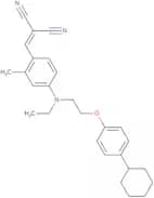 [[4-[[2-(4-Cyclohexylphenoxy)ethyl]ethylamino]-2-methylphenyl]methylene]malononitrile