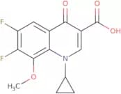 1-Cyclopropyl-6,7-difluoro-1,4-dihydro-8-methoxy-4-oxo-3-quinolinecarboxylic acid