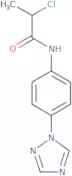 2-chloro-N-(4-(1,2,4-triazol-1-yl)phenyl)propanamide