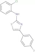 (2-chlorophenyl)(4-(4-fluorophenyl)(2,5-thiazolyl))amine