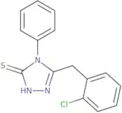 3-((2-chlorophenyl)methyl)-4-phenyl-1,2,4-triazoline-5-thione