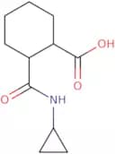 2-(N-cyclopropylcarbamoyl)cyclohexanecarboxylic acid