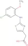 2-(4-(5-Chloro-2-methoxyphenylamino)-3,5-thiazolyl)acetic acid